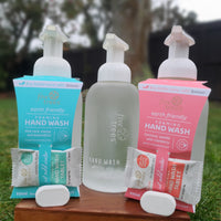 hand wash, hand soap, Dissolvable hand wash tablets, Just add water foamy hand wash, Five trees hand wash , Refill hand wash tablets, Hand soap tablets, eco friendly hand soap , Eco must haves, how to reduce plastic waste, how to reduce landfill, products that save money and the planet , hand wash for dry hands, hand wash free from parabens and alcohol, reduce reuse recycle, reduce your carbon emissions